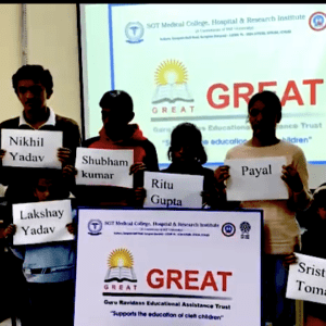 Cleft lip children at SGT